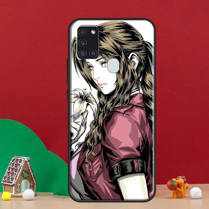 Aerith Gainsborough Final Fantasy Case For Samsung Galaxy A54 A34 A14 A51 A71 A50 A52S A12 A22 A32 A52 A53 A33 A13 Cover Coque
