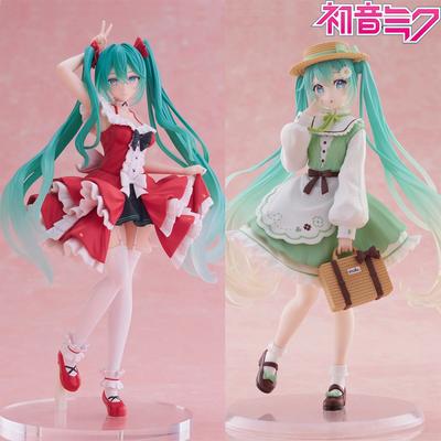 2 Kinds Anime Fgure Virtual Singer Hatsune Miku Manga Statue Pvc Action Figure 18cm Fashion Country/Fashion Lolita Birthday Gift