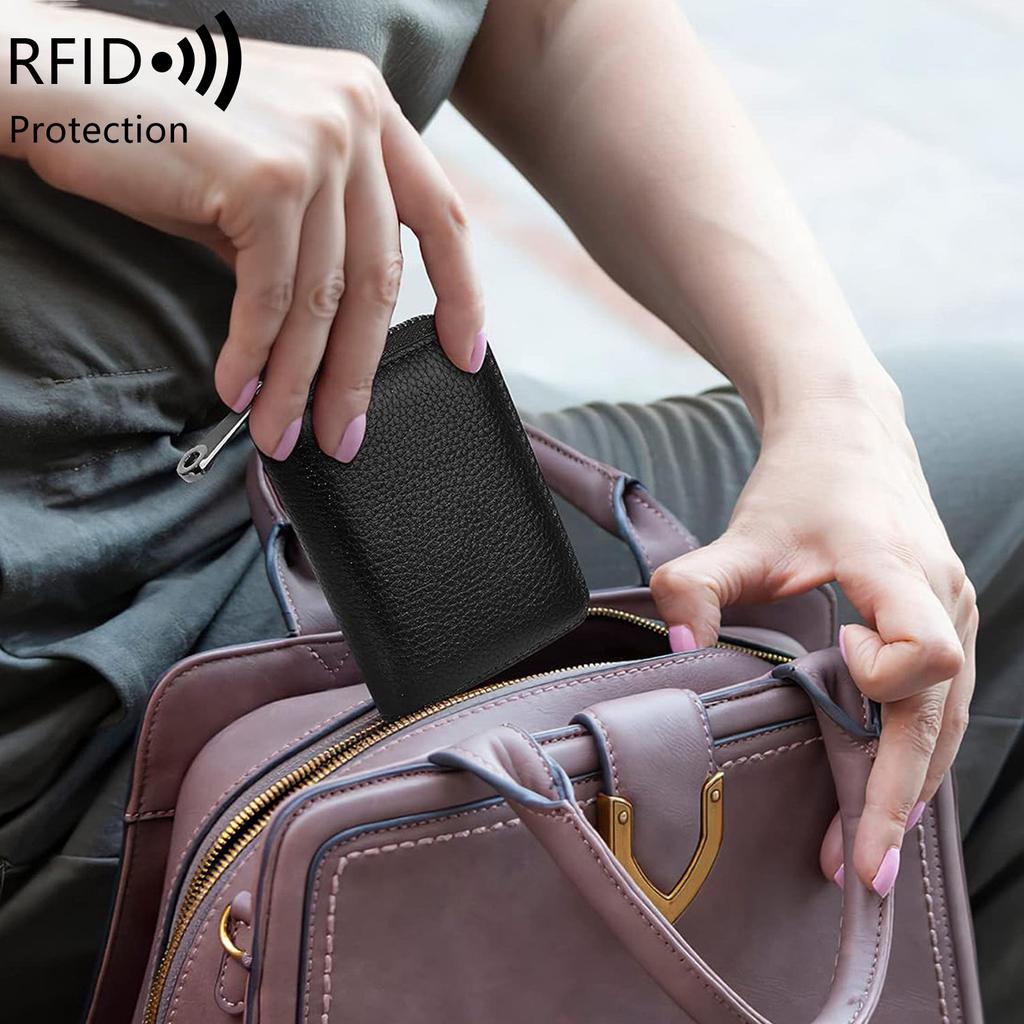 RFID anti-theft card swiping bag multi-functional large-capacity credit card case small card holder