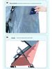 Huaying Lightweight Foldable Baby Stroller - Sit & Recline, One-Button Fold, Ideal for Newborns & Toddlers