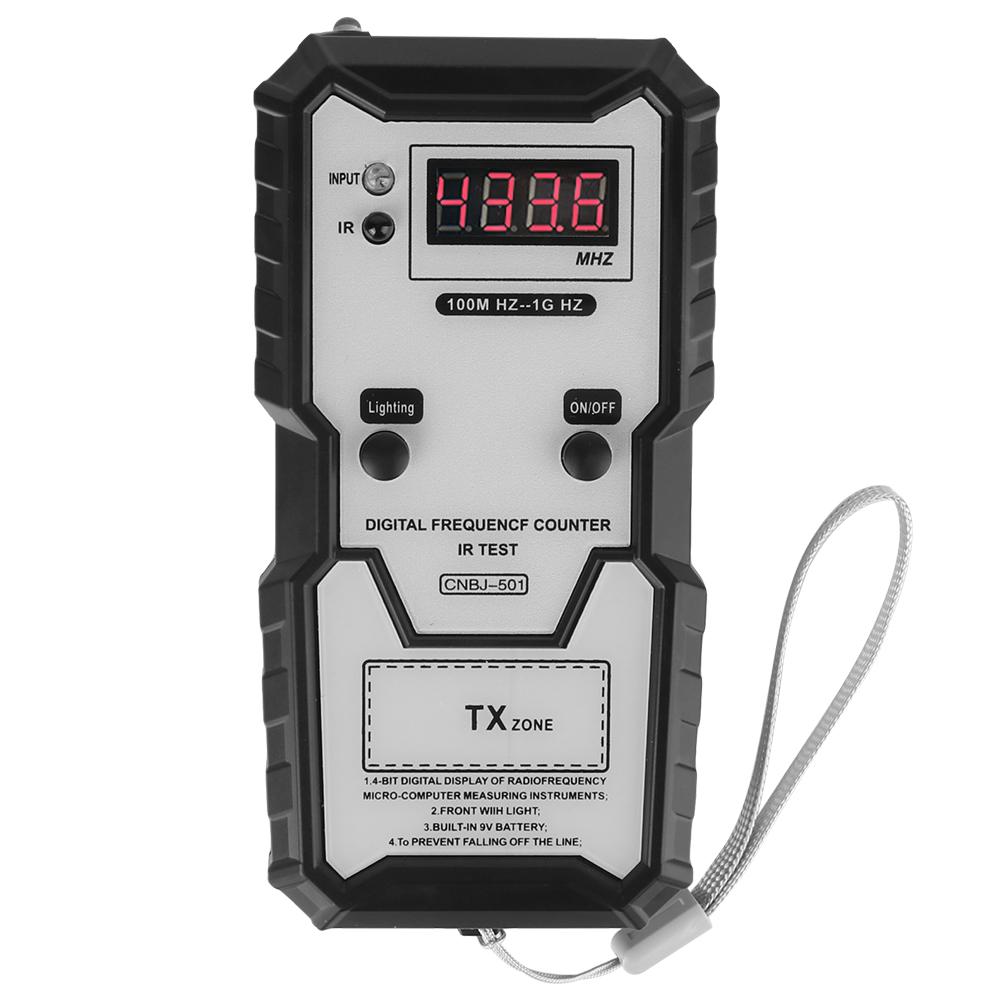 

Інфрачервоний тестер частоти для автомобільних ключів, пульта дистанційного керування 100М-1ГГц, вимірювальний прилад, електронний ІЧ частотомір, тест