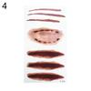 3D Halloween Bloody Scar Temporary Tattoo Sticker Cosplay Body Art Makeup Decal