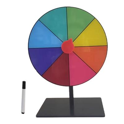Tabletop Prize Turntable Erasable Reusable Fortune Wheel Lucky Draws Roulette Wheel Tabletop Lottery Machine Turntable