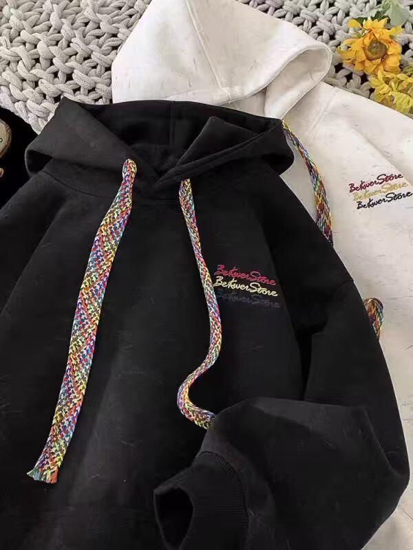 Japansk Harajuku Mångsidig Huvtröja - Trendig, Konstnärlig och Moderiktig.