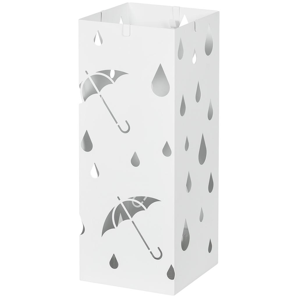 Six-Umbrella Steel Holder Stand - White