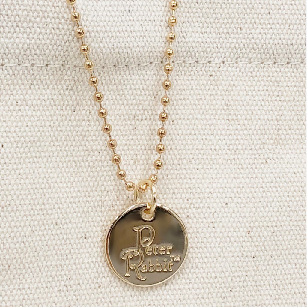 PETER RABBIT(TM) Peter Rabbit Canvas Tote Bag, A4 Size, Shoulder Strap with Charm, 2410-0648, Off-White