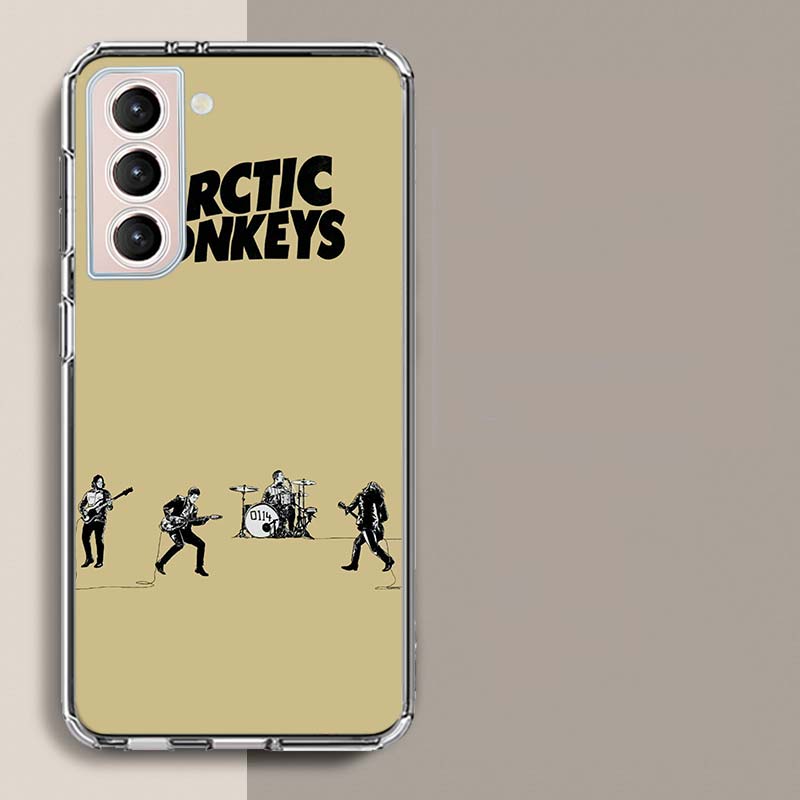 Custodia per Telefono Arctic Monkeys Per Samsung Galaxy S25 Edge S24 S23 FE S21 S20 S10 Plus S22 S26 Ultra Cover Custodie Trasparenti TPU Capa Shell