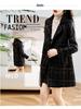Winter Reversible Mid-Length Velvet Thick PU Leather Jacket - Women's Cozy Loose Fit