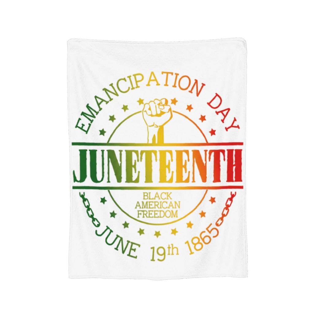 Black History Knitted Blanket Fleece  Super Warm Throw Blanket for Bedroom Sofa Bedroom Quilt