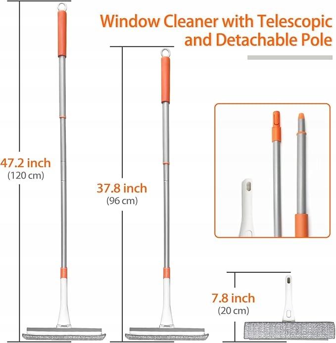 Jehonn Window Cleaner With Telescopic Pole