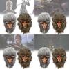 Exquisite Black Myth Wukong Mask For Halloween Cosplay Stunning Sun Wukong Costume Accessory