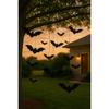 120 Pcs Halloween Bats Wall Decor - Realistic 3D Bats Halloween Wall Decorations - 4 Different Sizes Durable Bat Stickers for Room, Lawn, Window