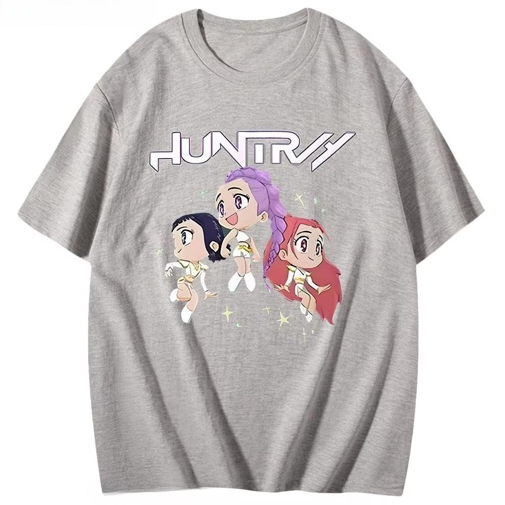 Women Tshirt Kpop Idol Group Shirts Trendy Summer Fashion Casual Shirt Cotton Short Sleeves Tops Autumn and Winter Innerwear