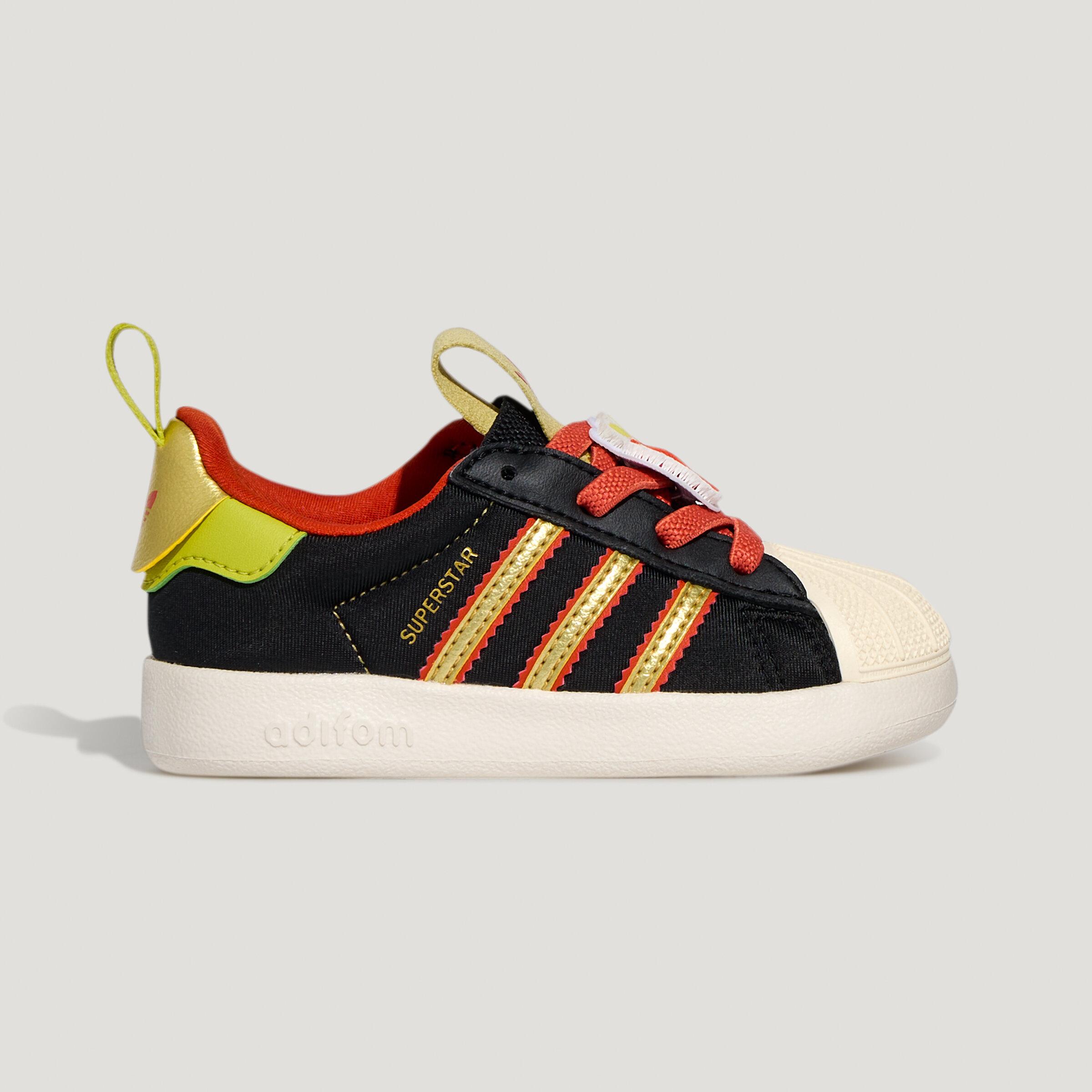 Adidas Originals AdiFOM Superstar 360 Fabric Low top Toddler Shoes Bla 25