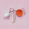 PU Leather Bag Hanging Personalized Baseball Pendant Funny Car Key Ring  Sporty Accessories
