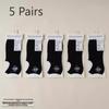 5 Pairs of Women's New Summer Thin Cotton Mesh Breathable Sweat Absorption Invisible Leisure Boat Socks