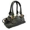 Chloe Paddington Mini Handbag Dark Green Women Used