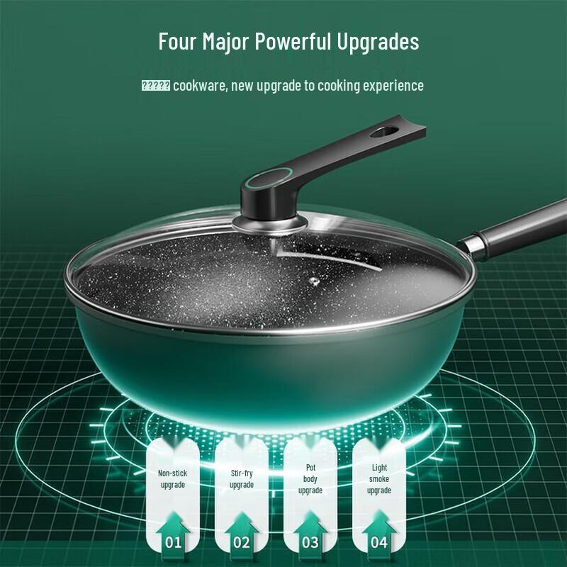 Maifan Stone Non-Stick Cast Iron Wok