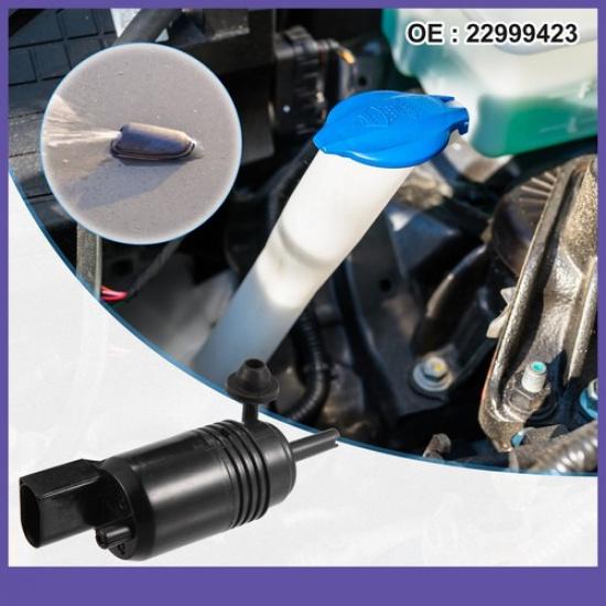 22999423 Windshield Washer Motor Pump For Chevy Silverado Buick GMC With Grommet