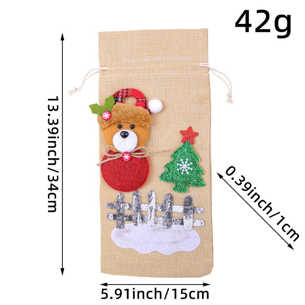 New Christmas Party Supplies, Christmas Decorations, Elderly Wine Bags, Christmas Decal Decorations, Wine Bottle Covers
