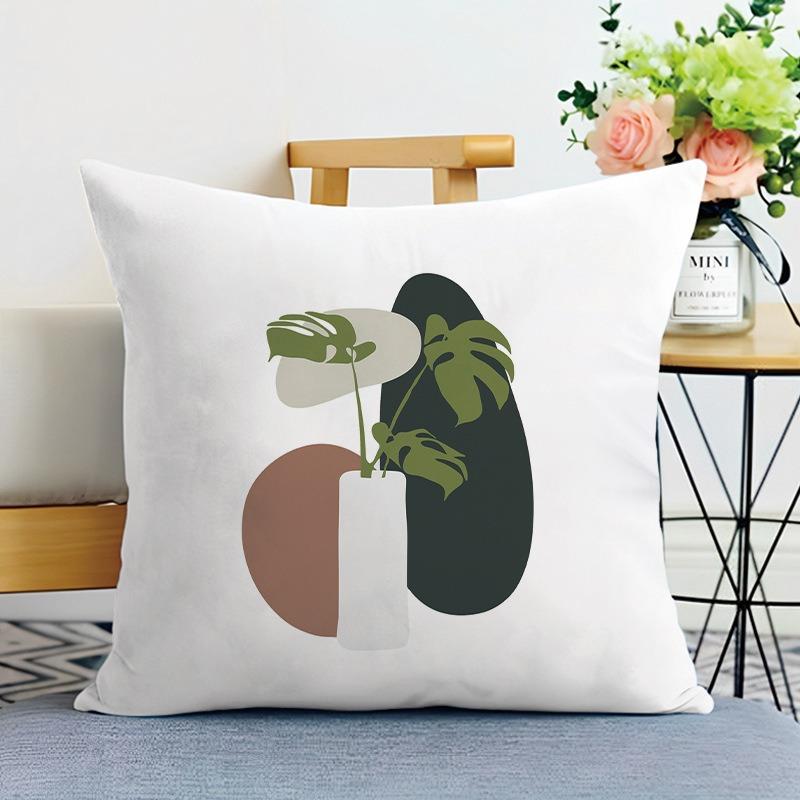 Morandi Farbabstimmung Druck Dekorative Kissenhülle Schlafzimmer Wohnzimmer Quadratische Kissenhülle