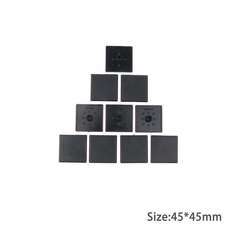 10 Buc 2020 3030 3060 4040 4080 4545 Plastic Capăt Acoperire Placă Negru Pentru Profil Aluminiu EU