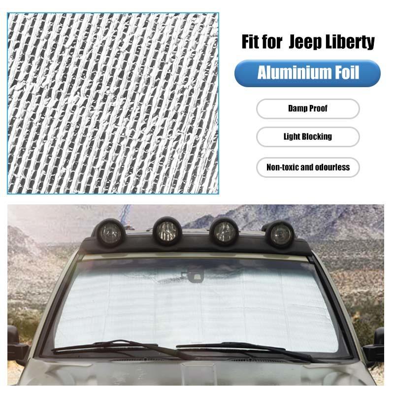 Car Windshield Sunshade Window Shade Foldable Sun Visor Cover Fit For Jeep Liberty 1999-2007 Car Interior Accessories,1 pcs