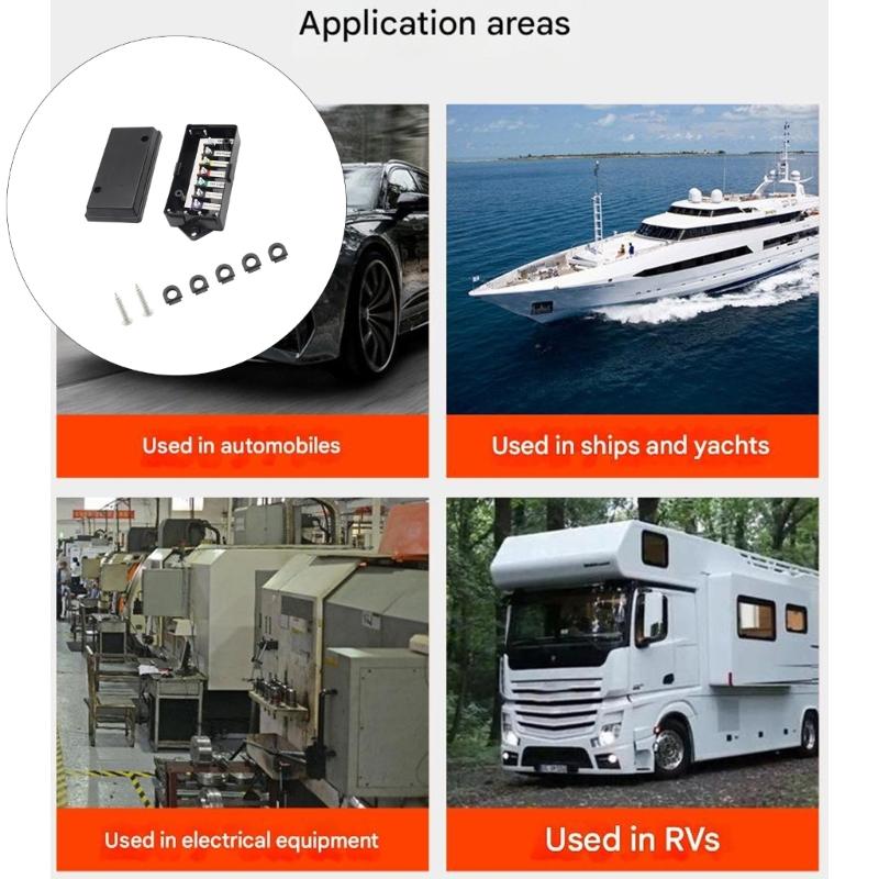 Easy Installation Weatherproof 7 Way Trailer Junction Box For Secure Electrical Signal Management In Trucks And Trailers