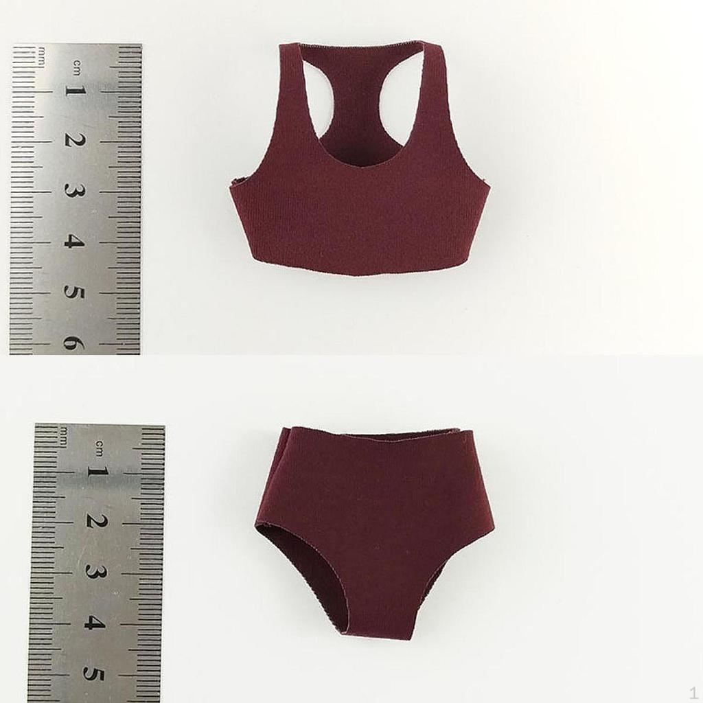 1/6 Scale Action Figure Outfit with Bikini and Shorts for 12 Inch Dolls