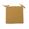 Waterproof Outdoor Chair Cushion 40x40x5 Cm ALIX Gold, by Soleil D'ocre