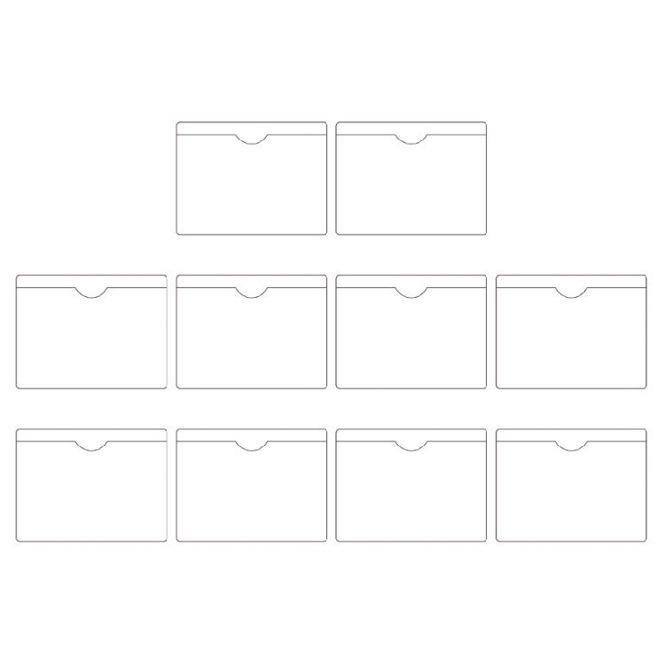 Car Parking Ticket Fastener Auto Inner Organizer Permit Card Bill Holder Sticker