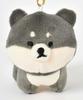 [Accent] Fluffy Friends Shiba Inu Key Charm, Keychain, Bag Charm (Black Shiba)