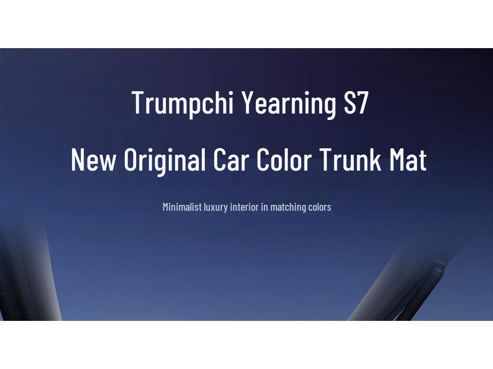 Trumpchi Xiangwang S7 2025 Trunk Mat Full Coverage Car Interior Accessories