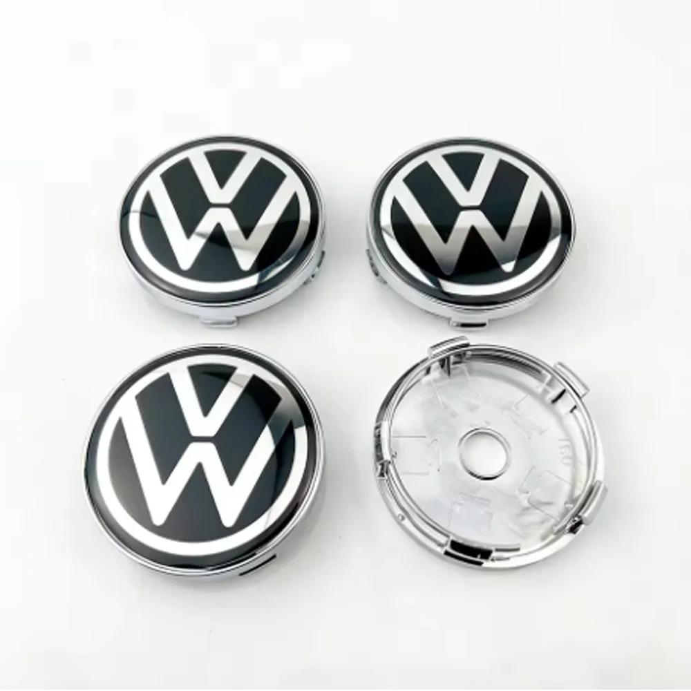 XYZ1 4pcs 55mm 56mm 65mm 70mm Car Wheel Center Hub Caps Cover for VW Volkswagen Golf Polo Passat Touran CC B5 B6 B7 Jetta Accessories