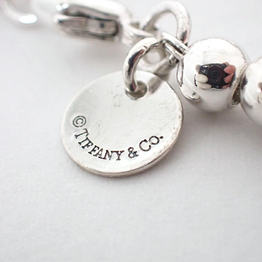 [Pre-owned] Tiffany/Tiffany/Ag925/Heart Tag/Pink/Bracelet/j58-7