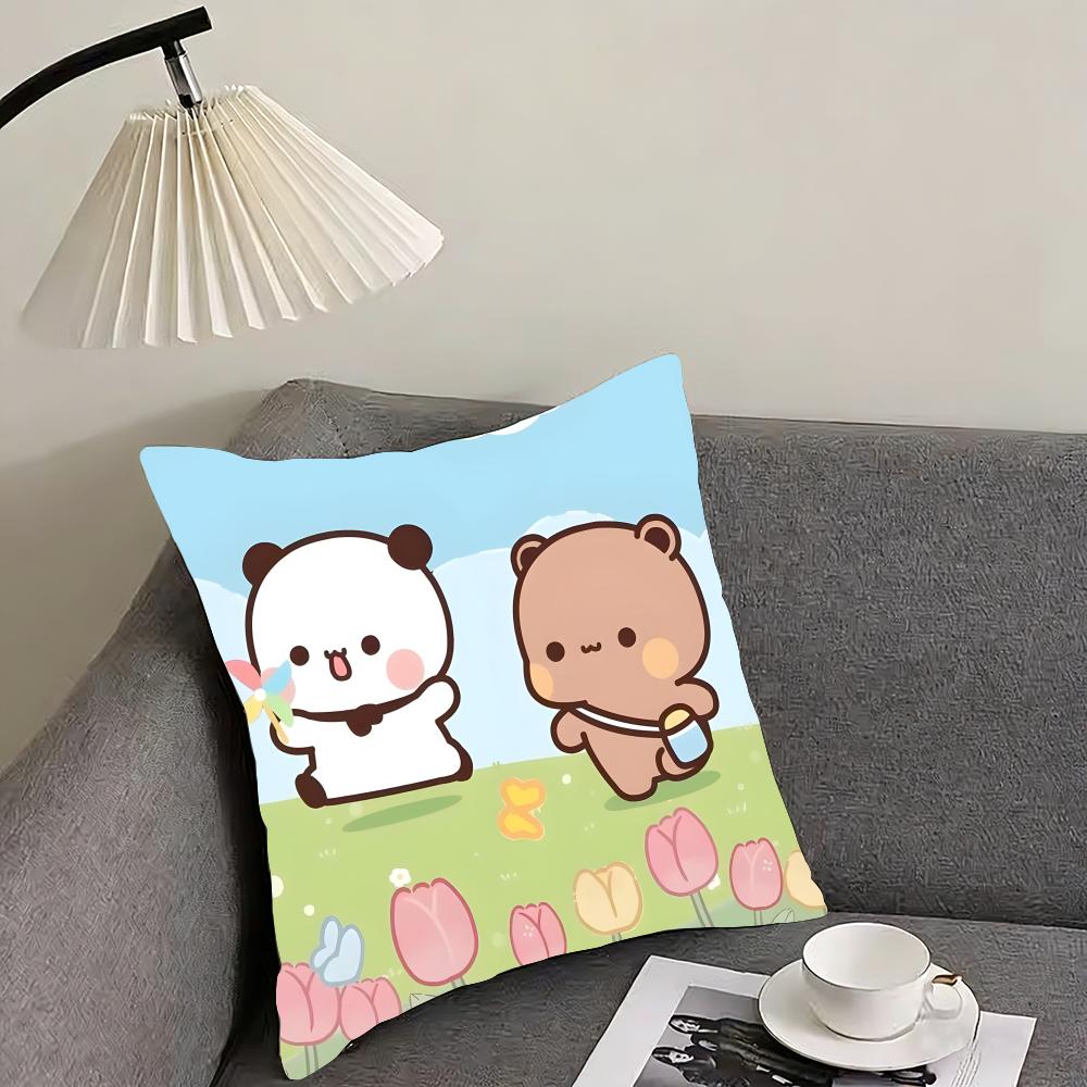 BBubu DubuU Cartoon Cushion Cover Pillowcase Ultra Soft Skin Friendly Fabric Cloud Like Comfort  Concealed Zipper