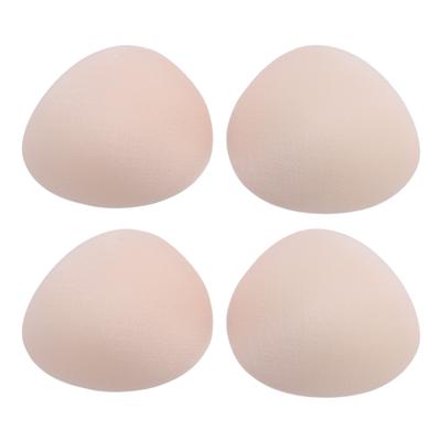 2 Ζεύγη Ένθετα Κυπέλλου Σουτιέν Τριγωνικό Σχήμα με Επένδυση Χωρίς Ραφές Παχιά Επιθέματα Σουτιέν για Μαγιό Μπικίνι 6CM