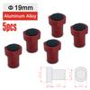 Aluminum Alloy Workbench Tenon Stopper Woodworking Table Limit Block with Anti-skid Gasket Used for 19/20mm Hole Desktop Clip