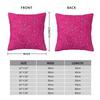 Pink Sparkles Splatter Square Pillowcase Polyester Linen Velvet Printed Zip Decorative Throw Pillow Case Car Cushion Cover 45X45