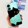 For Oppo A78 4G Case CPH2565 Stylish Painted Cover Soft Silicone Phone Case For Oppo A78 A 78 OppoA78 5G Back Cover Fundas Coque