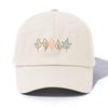1pc Leaves Print Baseball Cap for Adults,Minimalist Retro Style Casual Soft Adjustable Dad Hat,Perfect As Gift