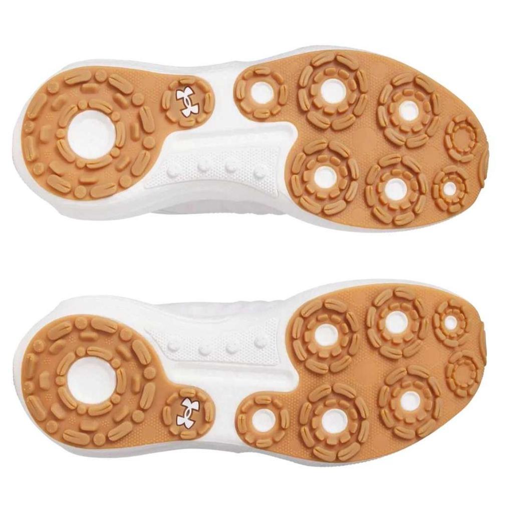 Under Armour Phantom Fore Comfortable Versatile Shock Absorbing Low Top Golf Shoes Men sneaker White 3028238-100