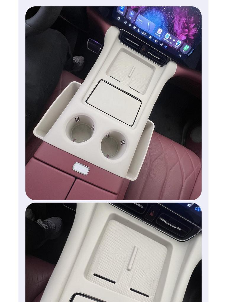 Silicone Anti-Slip Center Console Pad & Wireless Charger for AITO M8