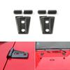 2X Engine Hood Hinge Decor Cover Trim for Jeep Wrangler JK JKU 2007-2017 Carbon