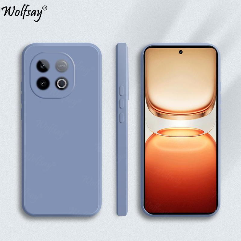 Candy Case For Vivo iQOO Z10 Turbo Pro Case Original Liquid Silicone Case iQOO Z10 Turbo Pro Cover For Vivo iQOO Z10 Turbo Pro