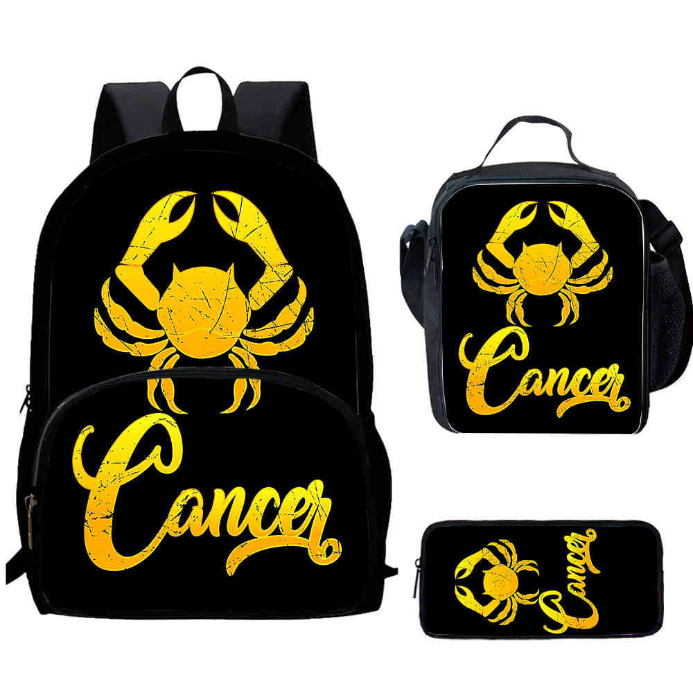 12 Sternbilder Schultasche High Definition Multifunktion Oxford Leichter Rucksack Haare