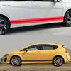 Vinylové samolepky na dveře auta Samolepky na boční prahy Závodní pruhy Grafika Tuningové doplňky Pro Seat Leon FR Cupra MK3 5F MK2 1P MK1