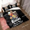 DOG MAN Cute Cartoon Pattern Bedding Set Duvet Cover Set Single Double Bed King Size Bed Set Adult Boys Bedroom Anime Sheet