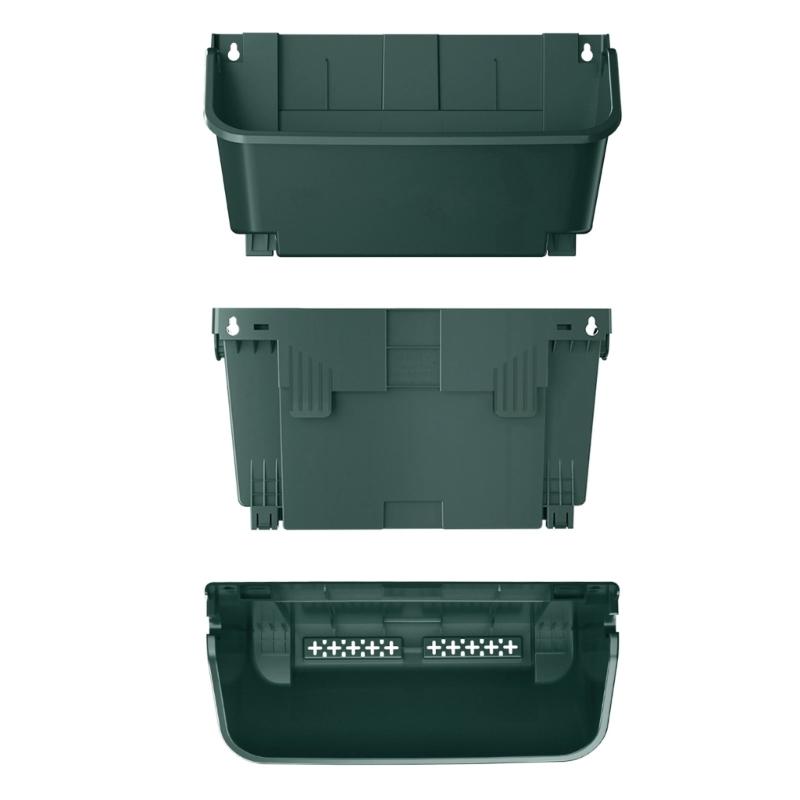 Pack Of 4 Wall Mounted Outdoor Vertical Planter Space Saving Design For Small Gardens And Patios