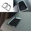 For Ford Ranger 2015- Black 2PC Left And Right Air Outlet Vent Trim Titanium